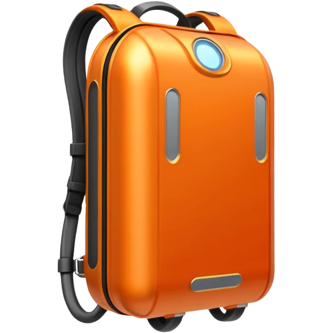 orange jetpack emoji