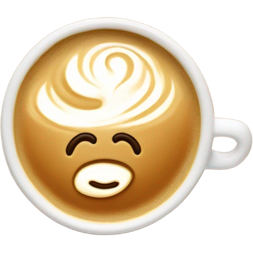 Starbucks latte emoji