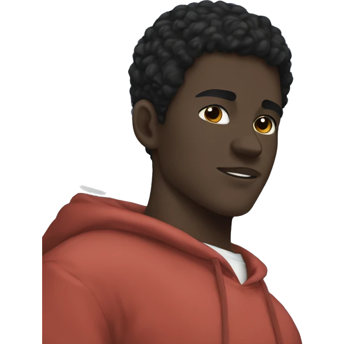 cool dude with dark skin emoji