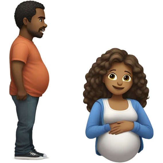 Pregnant man emoji