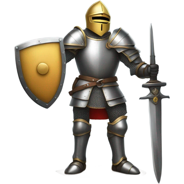 KNight with shield  emoji