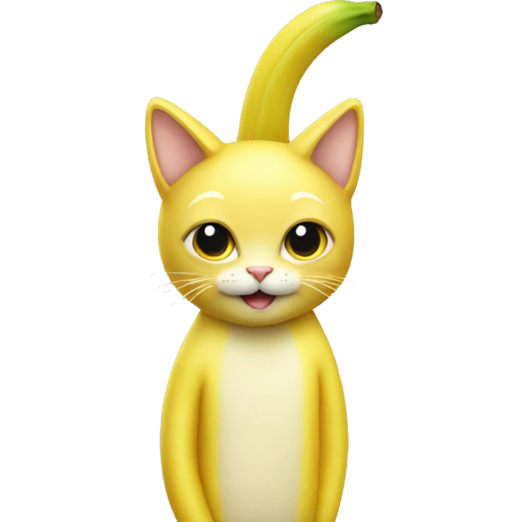 Cat in banana suit  emoji