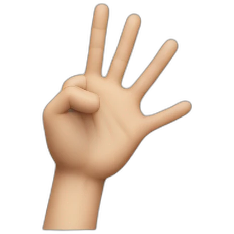 solo hand snapping fingers with white background emoji