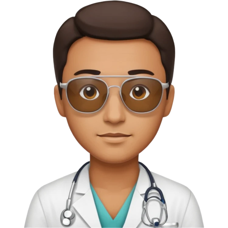 doctor with sunglasses emoji
