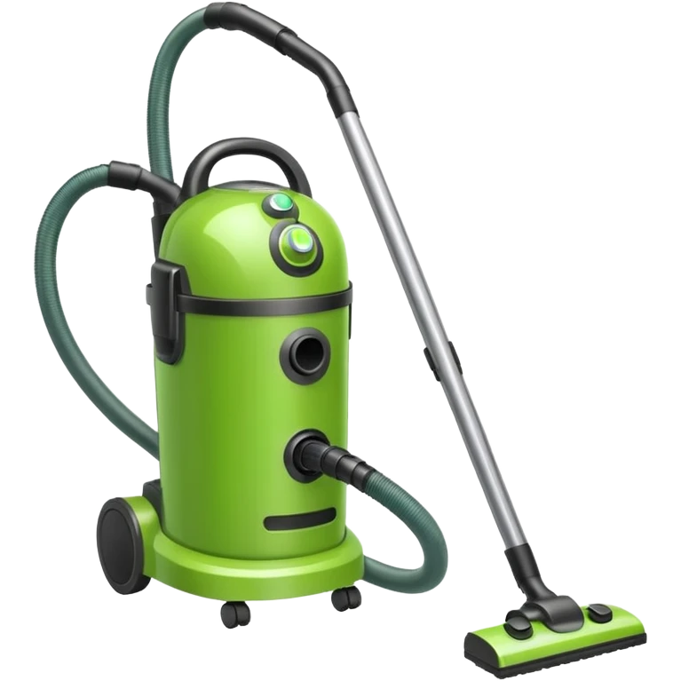 green vacuum cleaner emoji
