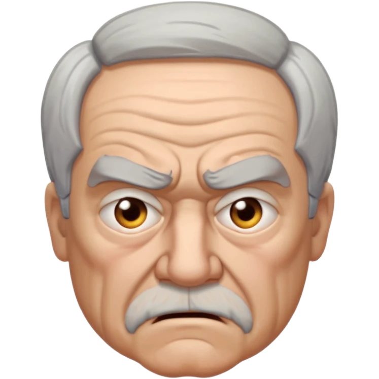angry grandpa emoji
