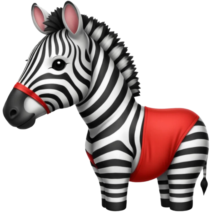 So zebra in underwear emoji