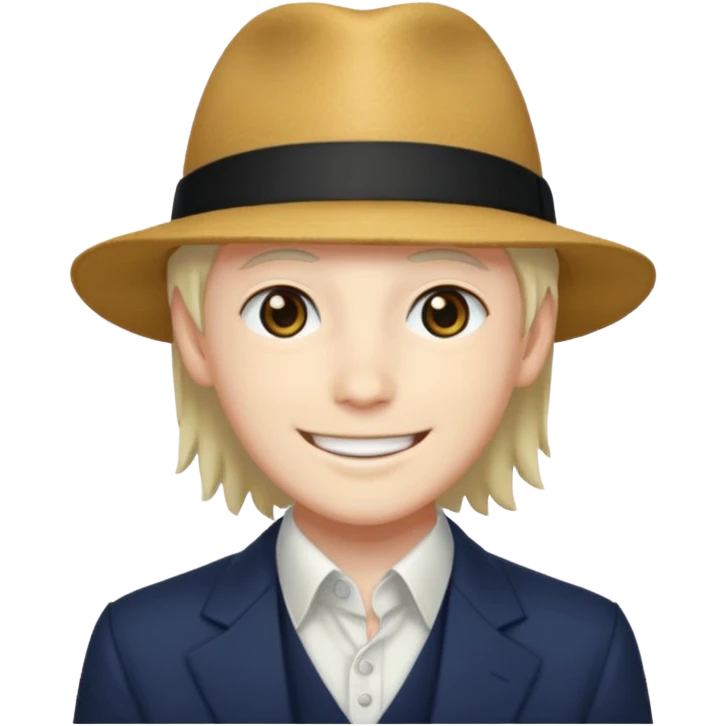 Chuuya nakahara from bungo stray dogs smiling emoji