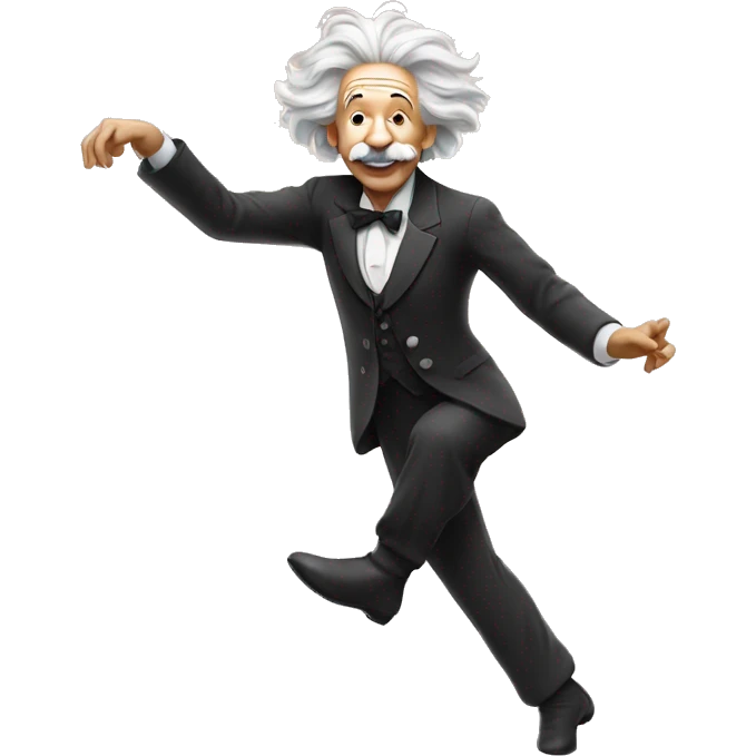 dancer albert einstein dance emoji