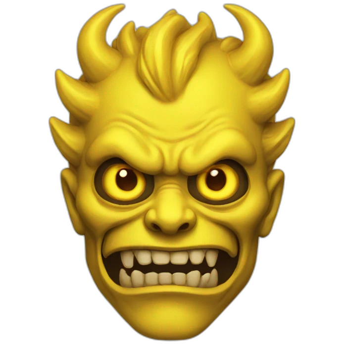 yellow demon emoji