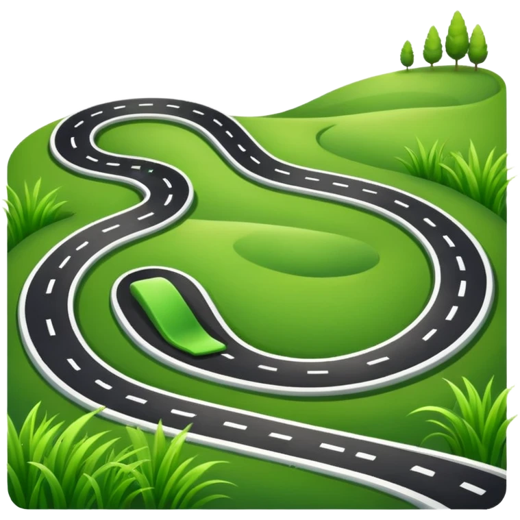 grasses Race track emoji
