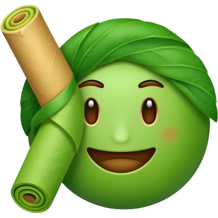a blunt in emoji iphone style please emoji