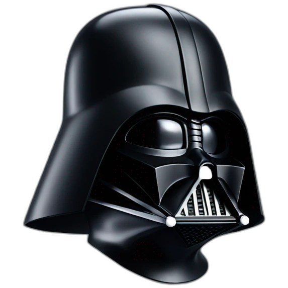 Dark vader’s helmet emoji