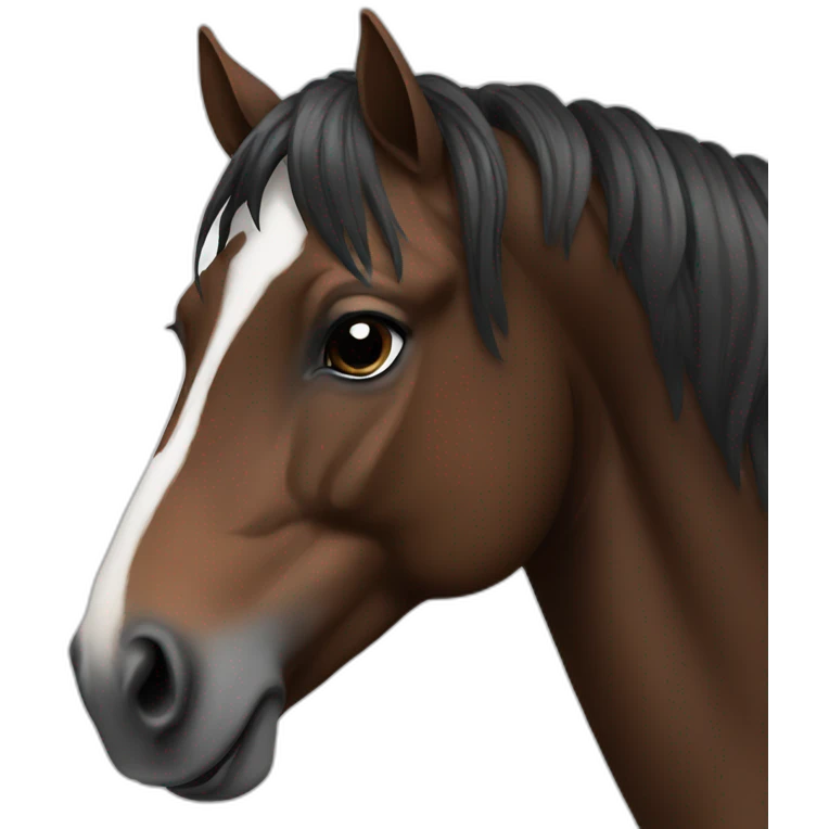 horse black emoji