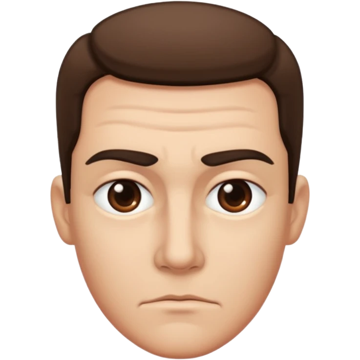 Side eye with furrowed eyebrow emoji