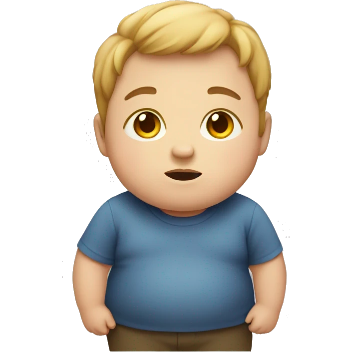 chubby kid emoji