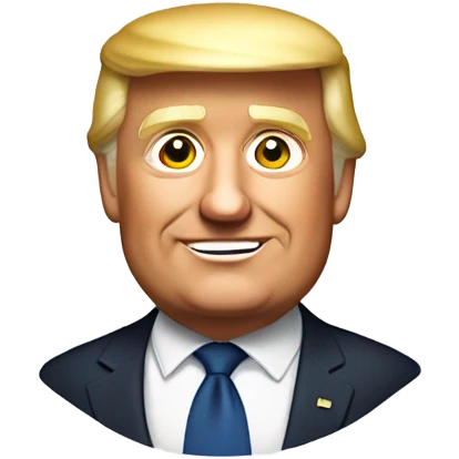 Donald trump old fat emoji