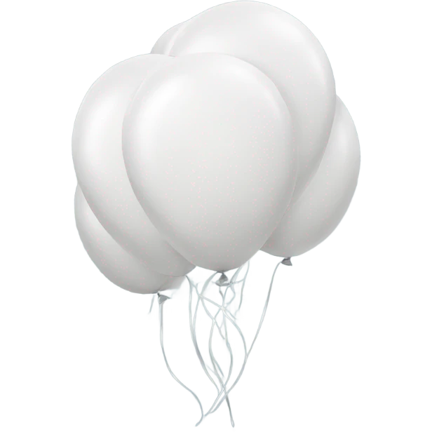 White balloons emoji