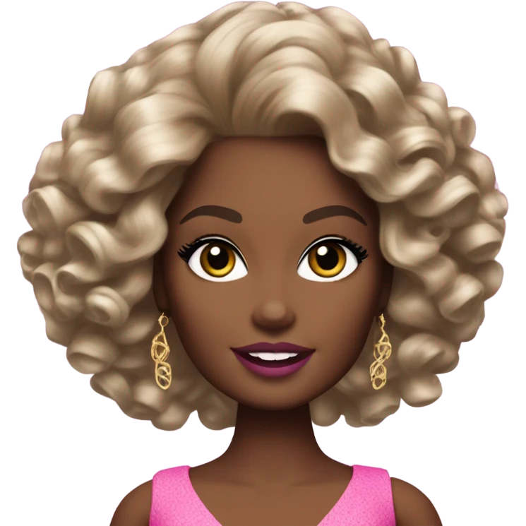 Black Barbie  emoji