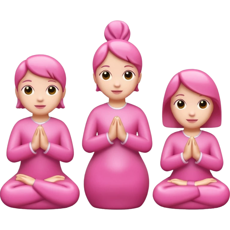 Figurinhas rosas emoji