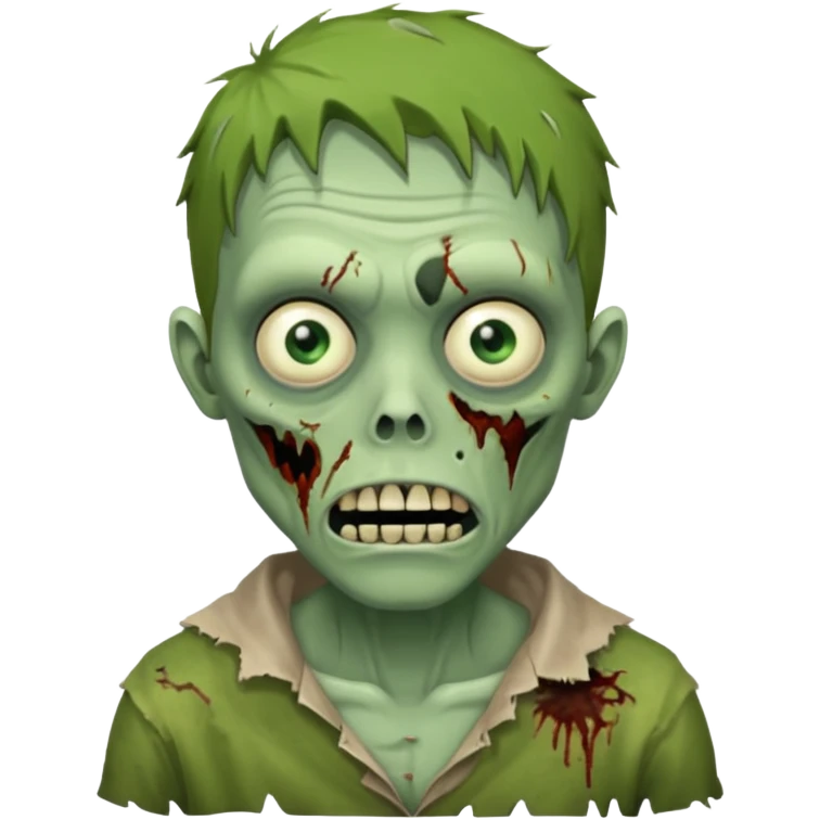green zombie emoji