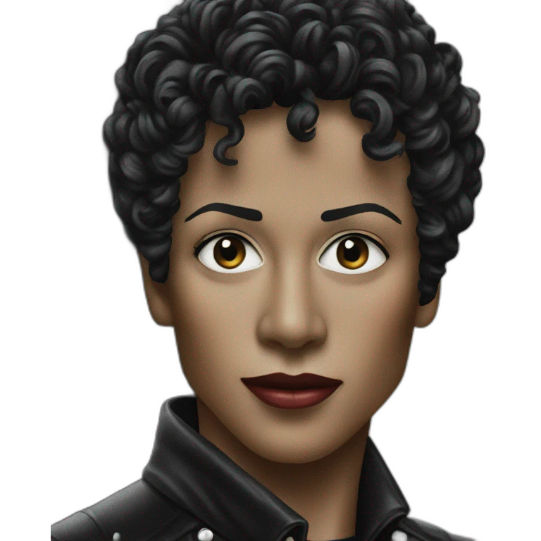 Billie Jean portrait emoji