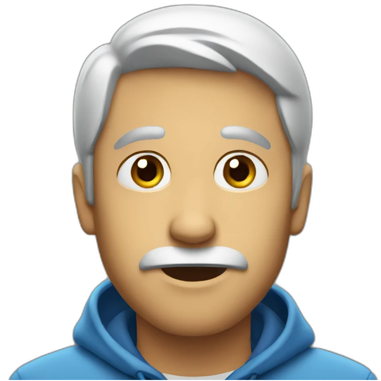 man wondering emoji