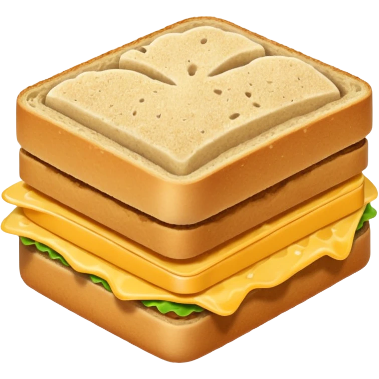 A sand sandwich that's gross emoji