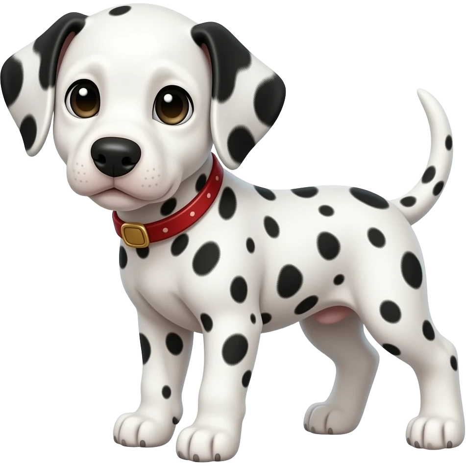Puppy girl Dalmatian emoji