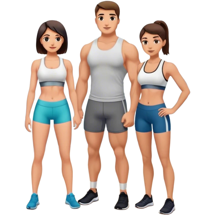 Couple on the gym emoji