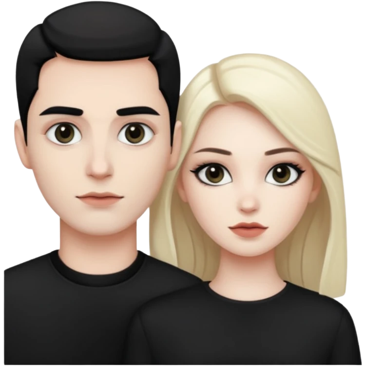Freaky couple emoji