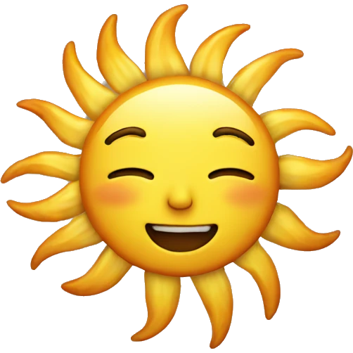 Sun emoji