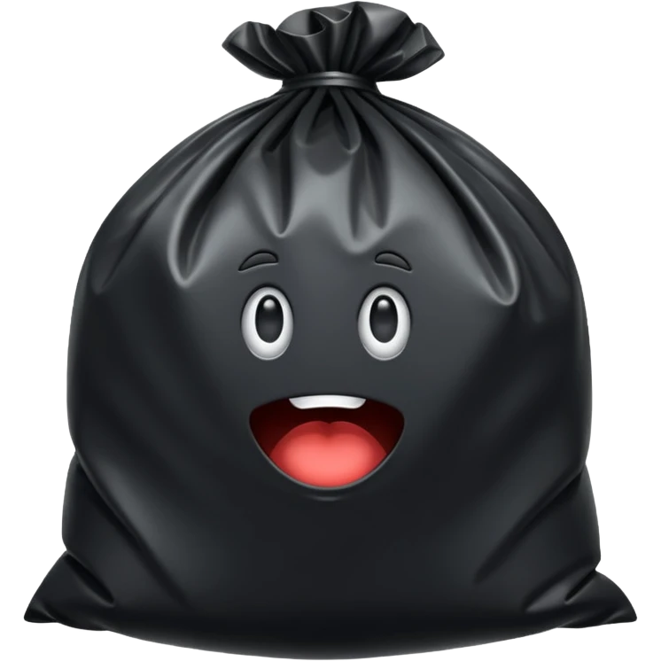 garbage bag emoji