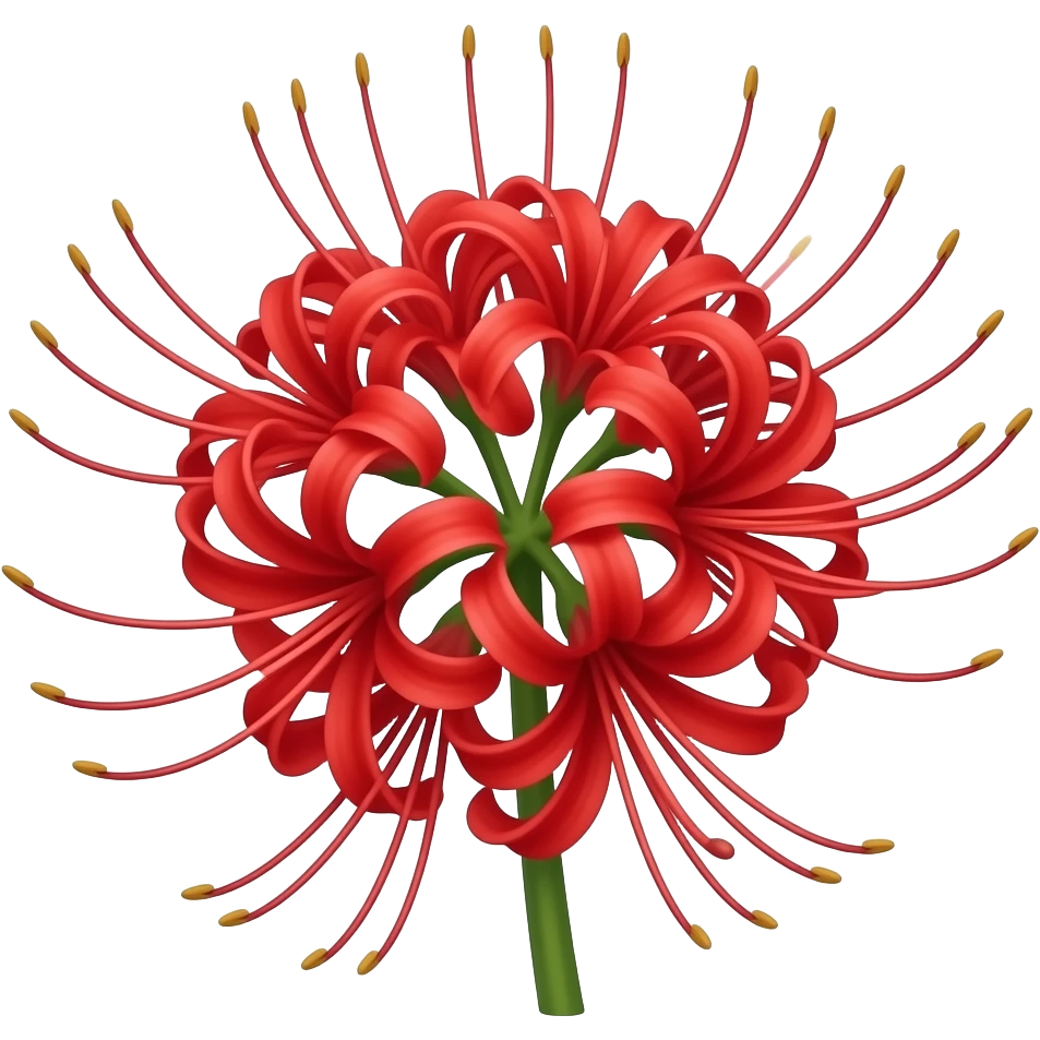 red spider lily emoji