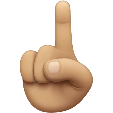 Finger pointing at you emoji