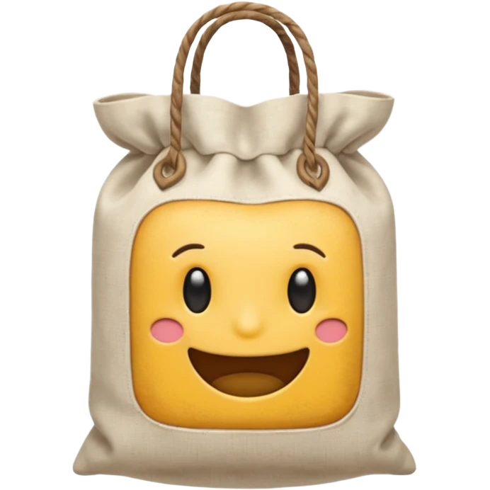 Sac de Farine étiqueté farine emoji