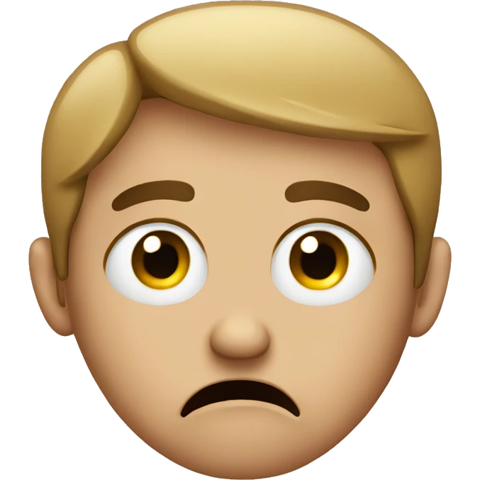 Annoyed rolling eyes emoji