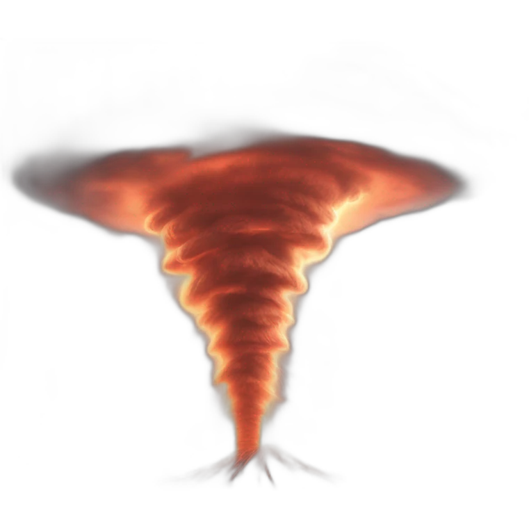 tornado volcano emoji