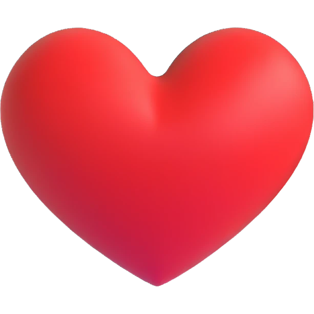 red heart emoji