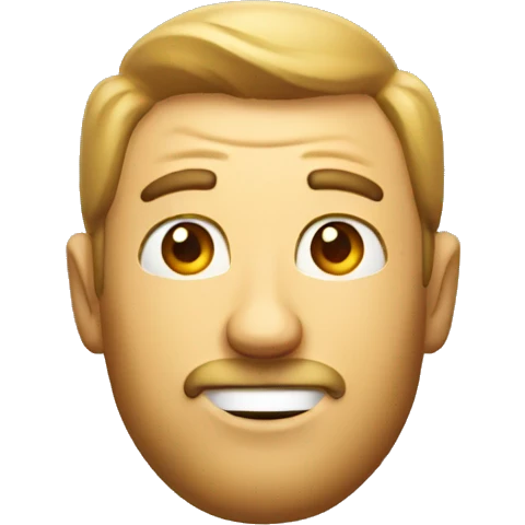 Beer man emoji