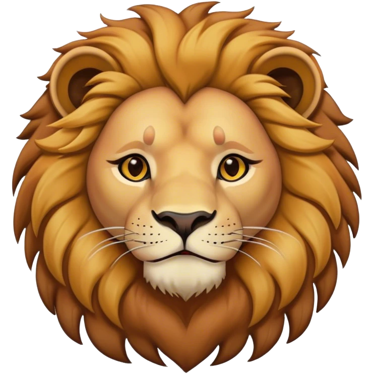 Lion with cool humar body emoji
