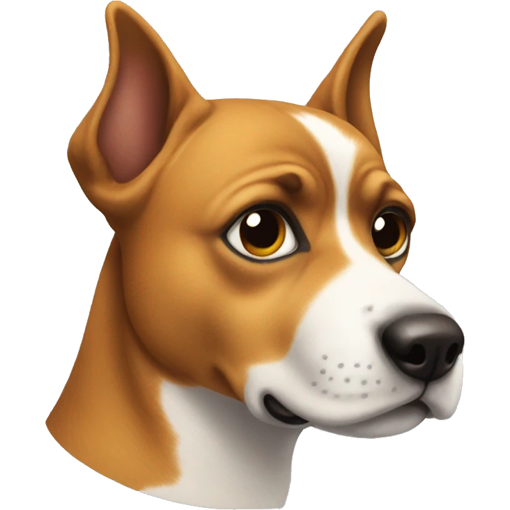 side eyeing dog emoji