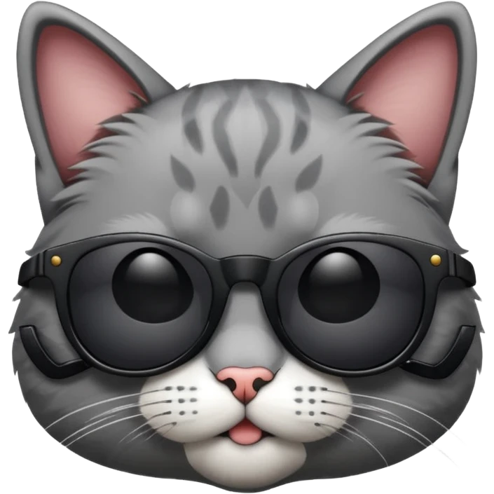 Cat wearing sunglasses emoji