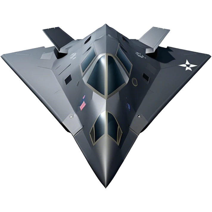 F-117 Nighthawk - Lockheed Martin (Stealth Grey) emoji
