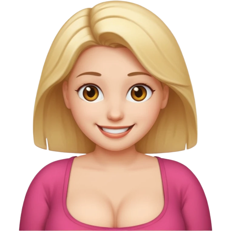 3 in ahspe of a big breasts emoji