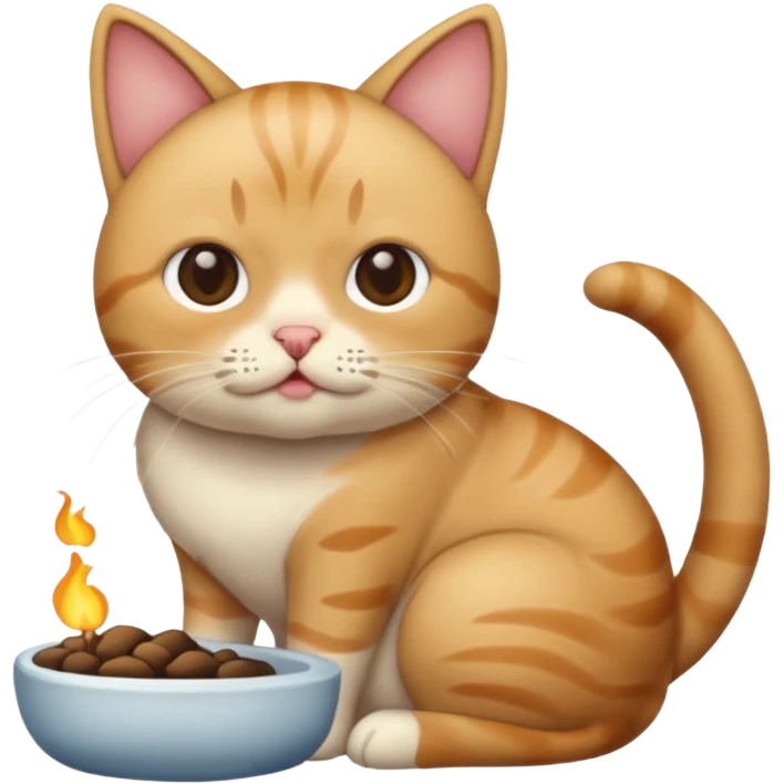 tung tung sahur pooping on a cat emoji