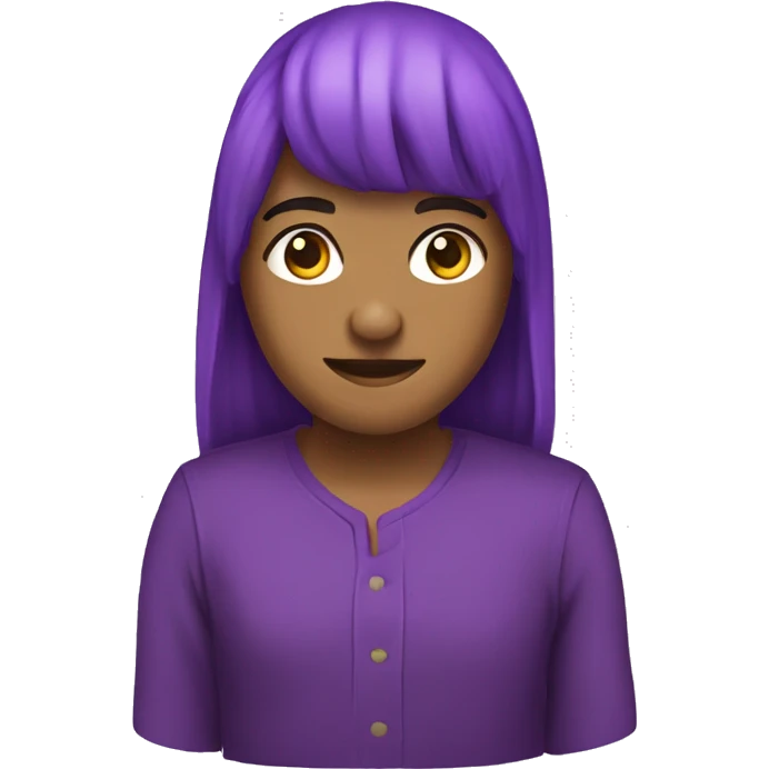 Lazo violeta emoji