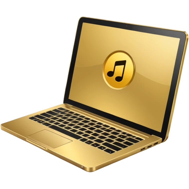 gold laptop with ableton emoji