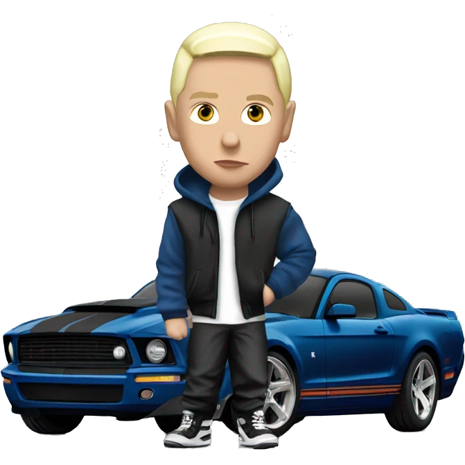 Eminem with mustang  emoji
