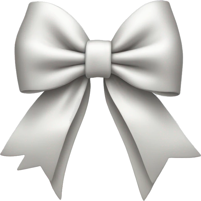 white bow emoji